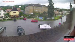 Střed obce Rokytnice nad Jizerou