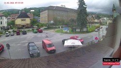 Střed obce Rokytnice nad Jizerou