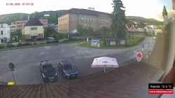 Střed obce Rokytnice nad Jizerou
