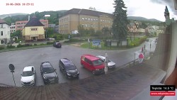 Střed obce Rokytnice nad Jizerou
