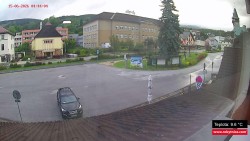 Střed obce Rokytnice nad Jizerou