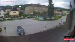 Střed obce Rokytnice nad Jizerou