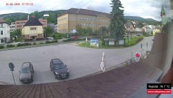 Střed obce Rokytnice nad Jizerou