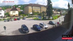 Střed obce Rokytnice nad Jizerou