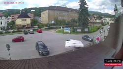 Střed obce Rokytnice nad Jizerou