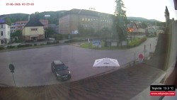 Střed obce Rokytnice nad Jizerou
