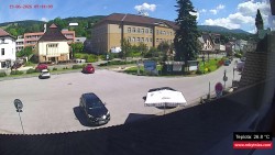 Střed obce Rokytnice nad Jizerou