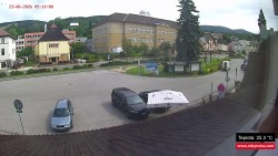 Střed obce Rokytnice nad Jizerou