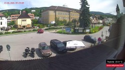 Střed obce Rokytnice nad Jizerou