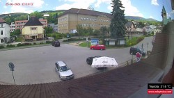 Střed obce Rokytnice nad Jizerou