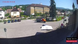 Střed obce Rokytnice nad Jizerou