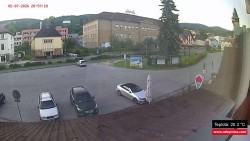 Střed obce Rokytnice nad Jizerou