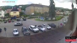 Střed obce Rokytnice nad Jizerou