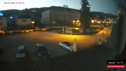 Střed obce Rokytnice nad Jizerou