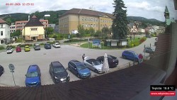 Střed obce Rokytnice nad Jizerou