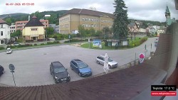 Střed obce Rokytnice nad Jizerou