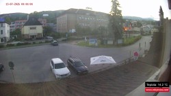 Střed obce Rokytnice nad Jizerou