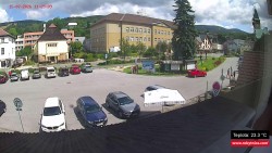 Střed obce Rokytnice nad Jizerou