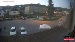 Střed obce Rokytnice nad Jizerou