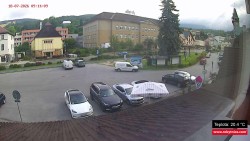 Střed obce Rokytnice nad Jizerou