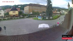 Střed obce Rokytnice nad Jizerou