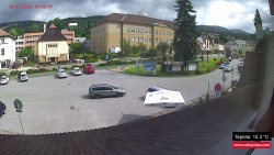 Střed obce Rokytnice nad Jizerou
