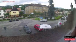 Střed obce Rokytnice nad Jizerou
