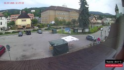 Střed obce Rokytnice nad Jizerou