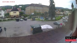 Střed obce Rokytnice nad Jizerou