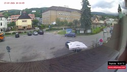 Střed obce Rokytnice nad Jizerou