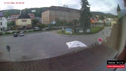 Střed obce Rokytnice nad Jizerou