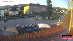 Střed obce Rokytnice nad Jizerou