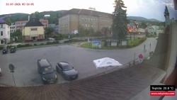 Střed obce Rokytnice nad Jizerou