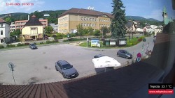 Střed obce Rokytnice nad Jizerou