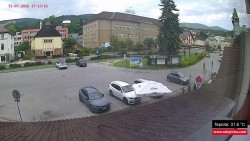 Střed obce Rokytnice nad Jizerou