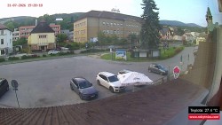 Střed obce Rokytnice nad Jizerou