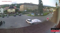 Střed obce Rokytnice nad Jizerou