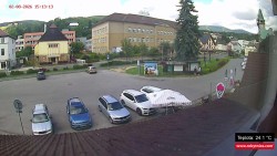 Střed obce Rokytnice nad Jizerou