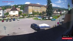 Střed obce Rokytnice nad Jizerou
