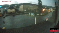 Střed obce Rokytnice nad Jizerou