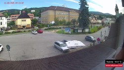 Střed obce Rokytnice nad Jizerou