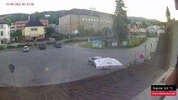 Střed obce Rokytnice nad Jizerou