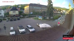 Střed obce Rokytnice nad Jizerou