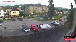 Střed obce Rokytnice nad Jizerou