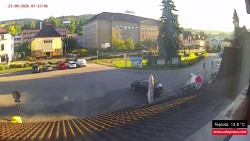 Střed obce Rokytnice nad Jizerou