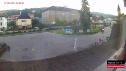 Střed obce Rokytnice nad Jizerou