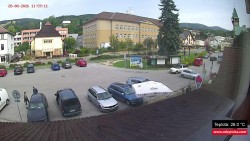 Střed obce Rokytnice nad Jizerou