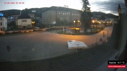 Střed obce Rokytnice nad Jizerou