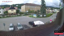 Střed obce Rokytnice nad Jizerou