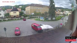 Střed obce Rokytnice nad Jizerou
